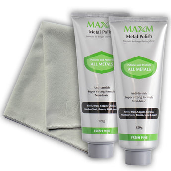 Metal Polish 2 Tubes Special with FREE Polishing Cloth and FREE Shipping