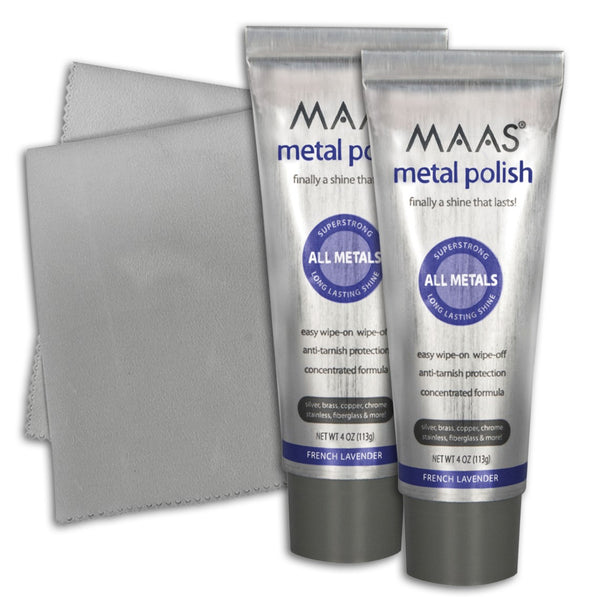 MAAS Polish 2 Tube Special with FREE Polishing Cloth